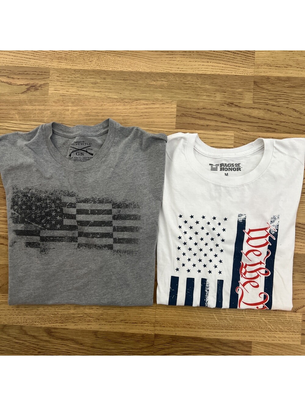 Grunt Style T Shirt, Rags Of Honor Size Medium Lot Of 2